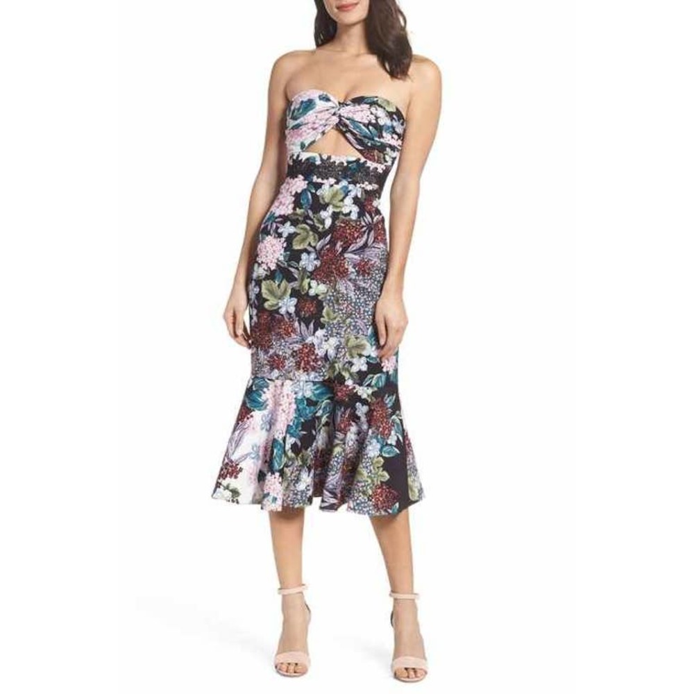 KEEPSAKE the Label Floral Midi Dress - Multicolor